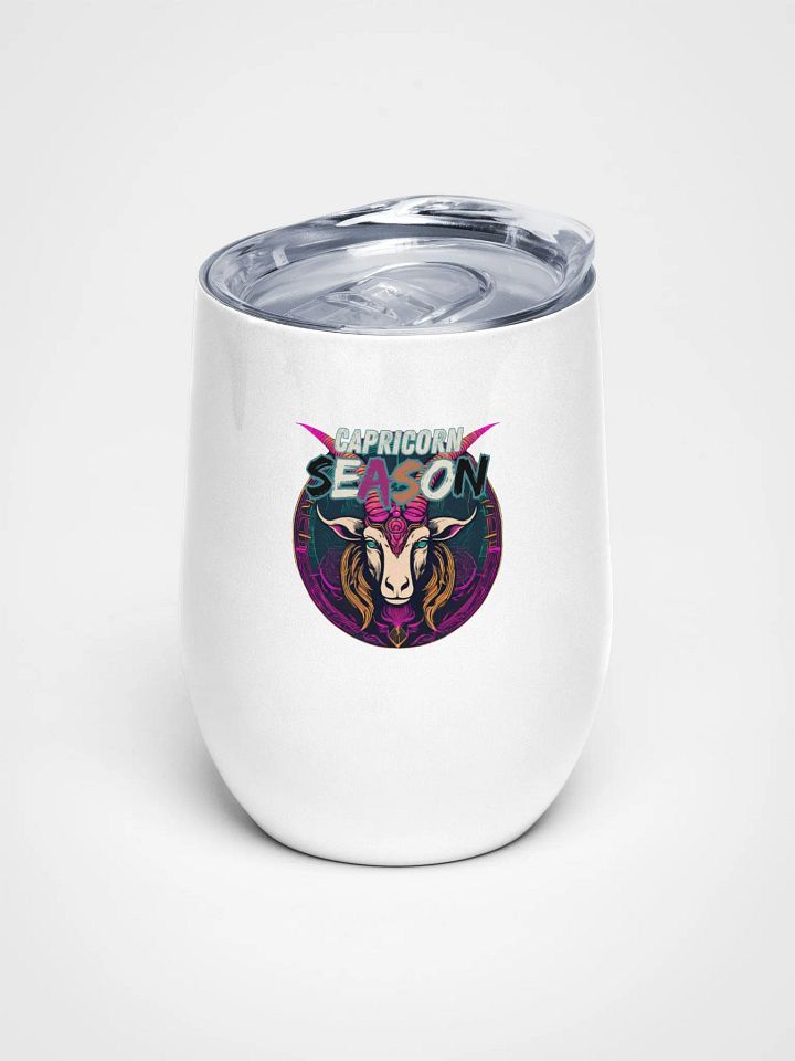 CAPRICORN SEASON WINE TUMBLER product image (2)