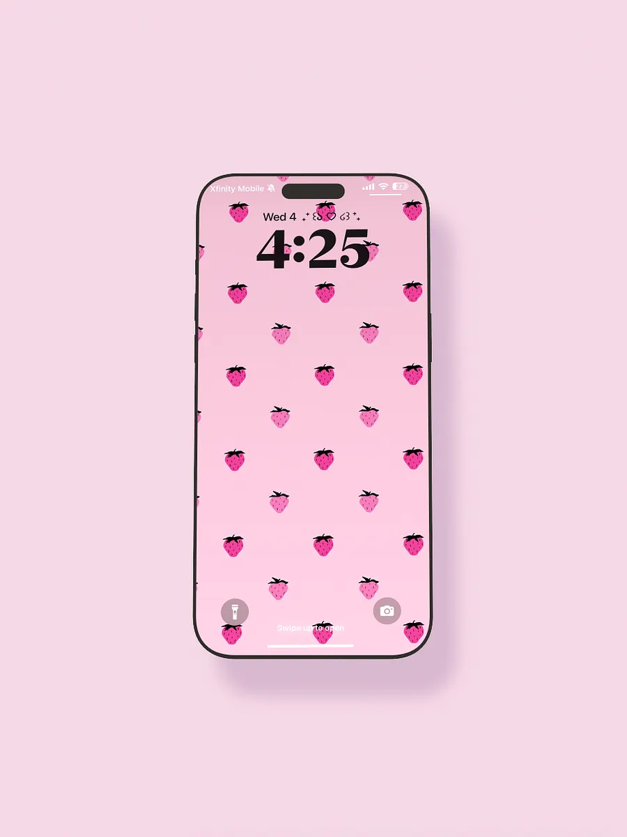 strawberry phone theme/icon set product image (2)