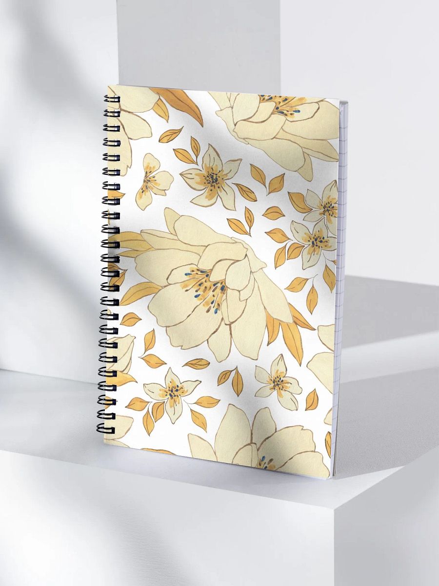 Yellow Flower Spiral Notebook product image (4)