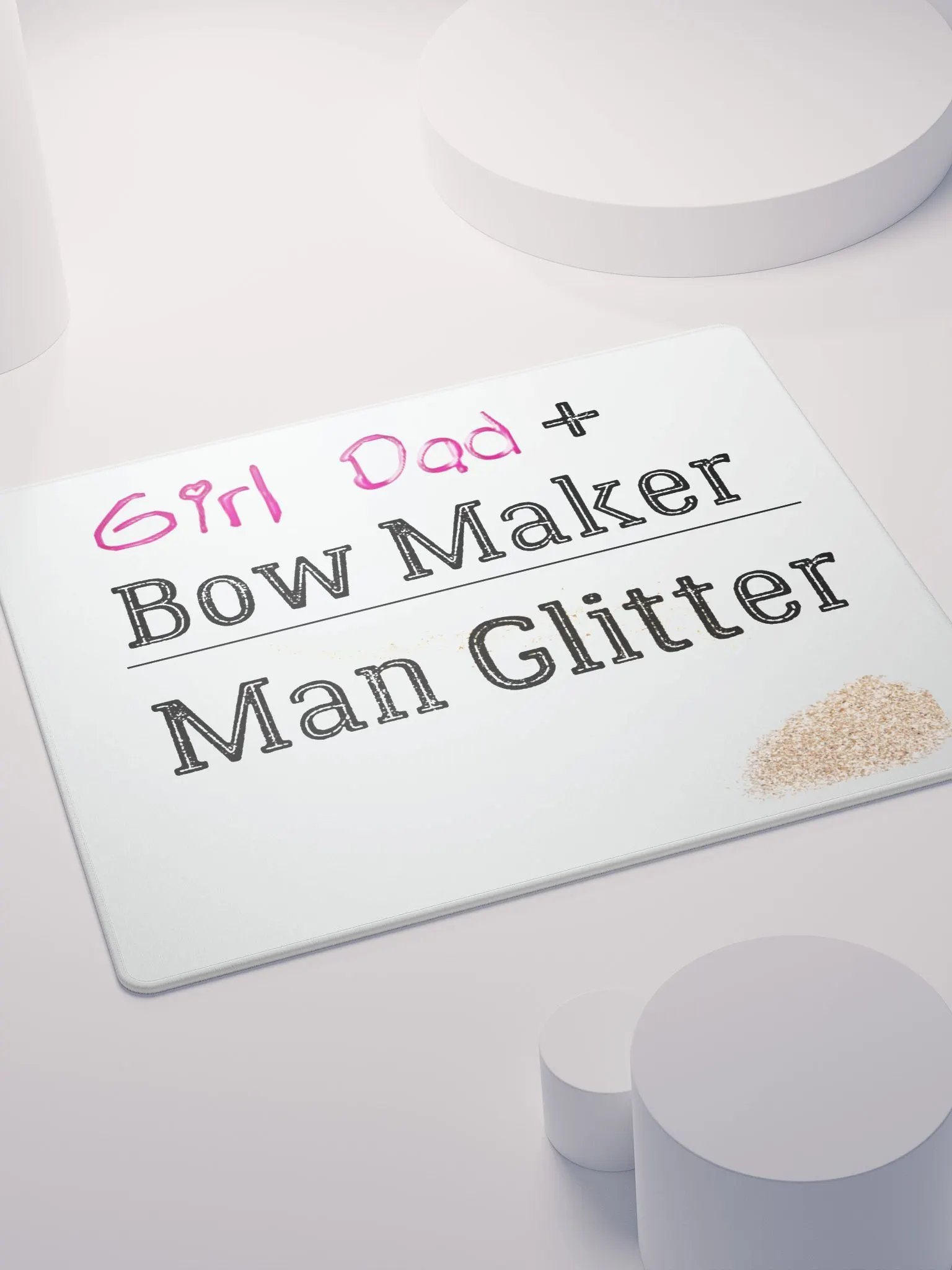 Man Glitter 1 Mouse Pad product image (4)