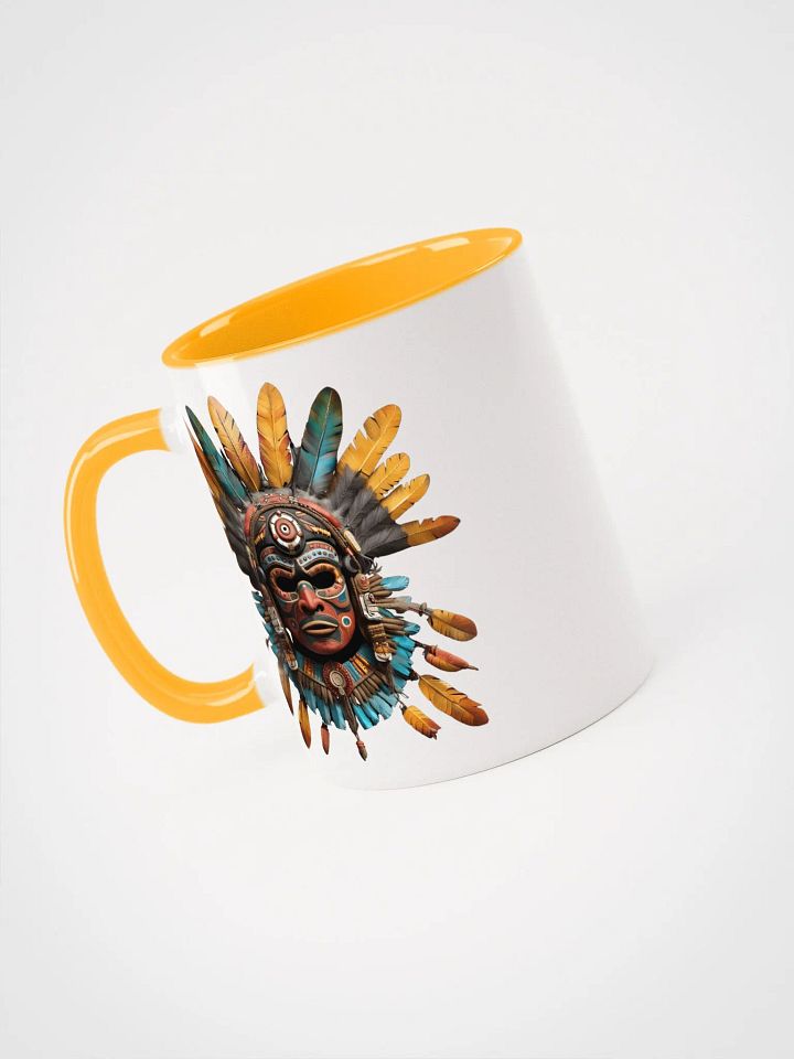20 Ocelotl Cipactli Aztec Mask Mug product image (32)