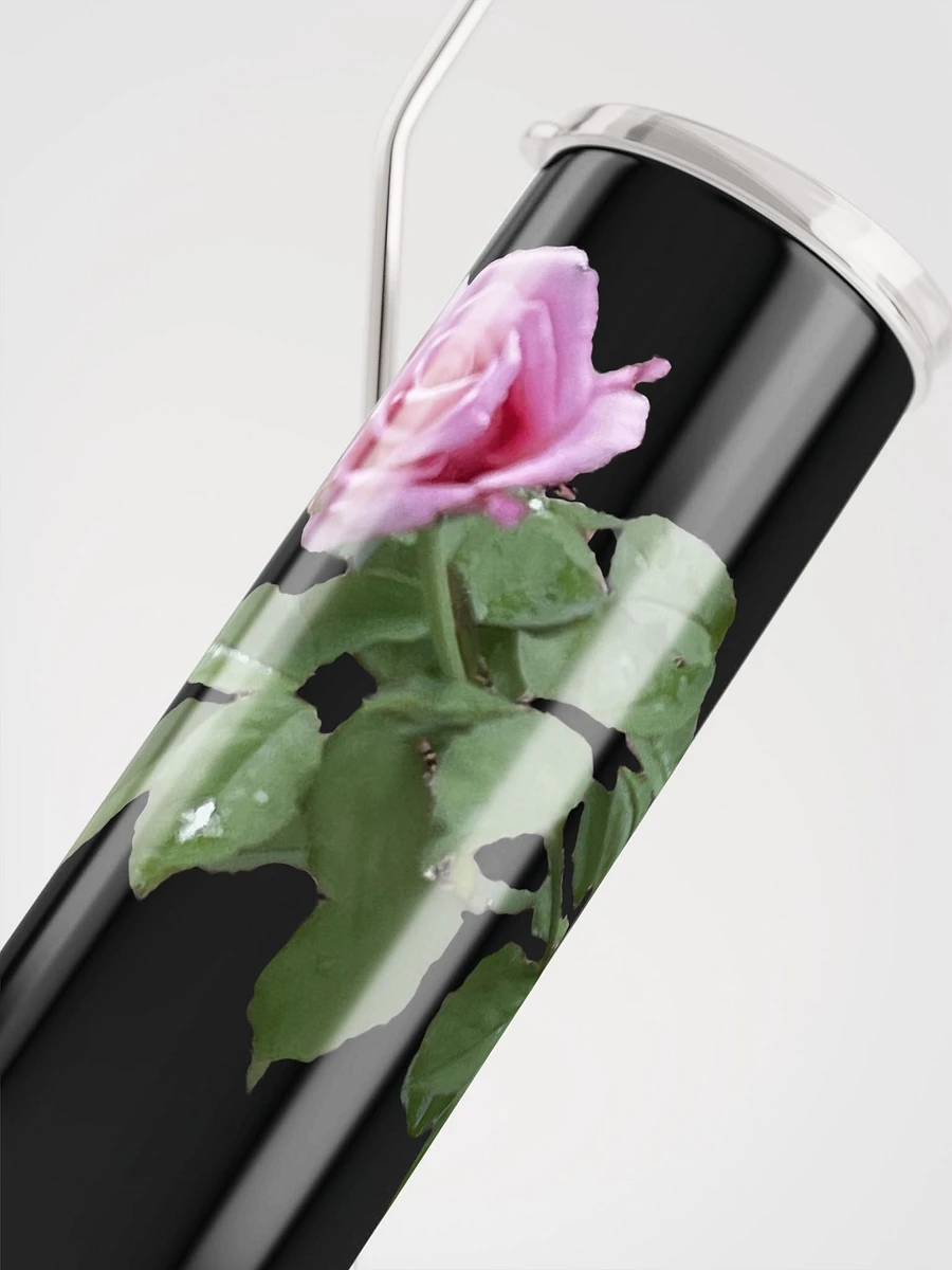 Miniaday Designs Pink Rose Stainless Steel Tumbler product image (5)