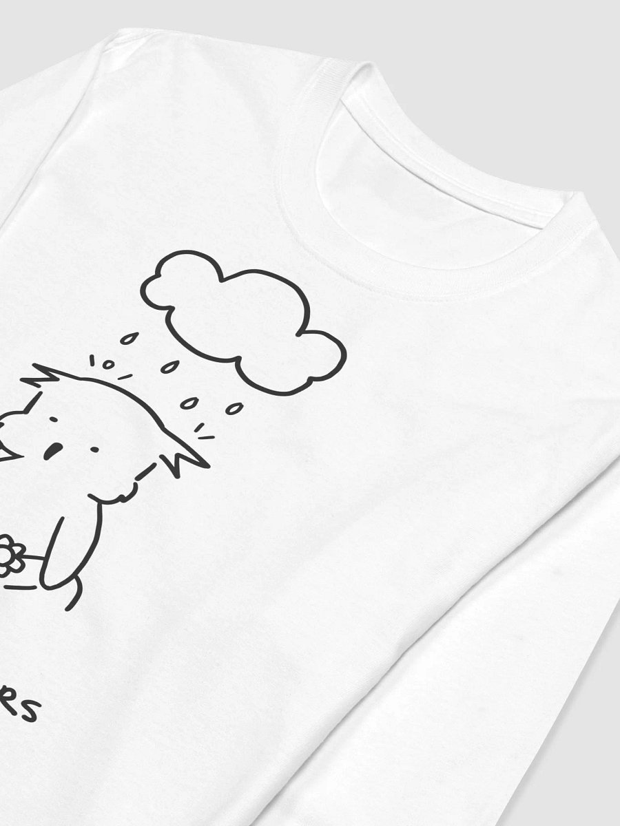 Sad Owl Hours Champion Long Sleeve T-Shirt (White) product image (3)