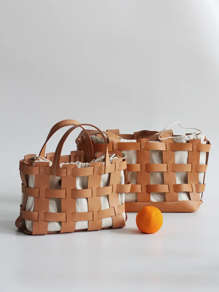 Vegetable Tanned Leather Caged Bag - Small product image (2)