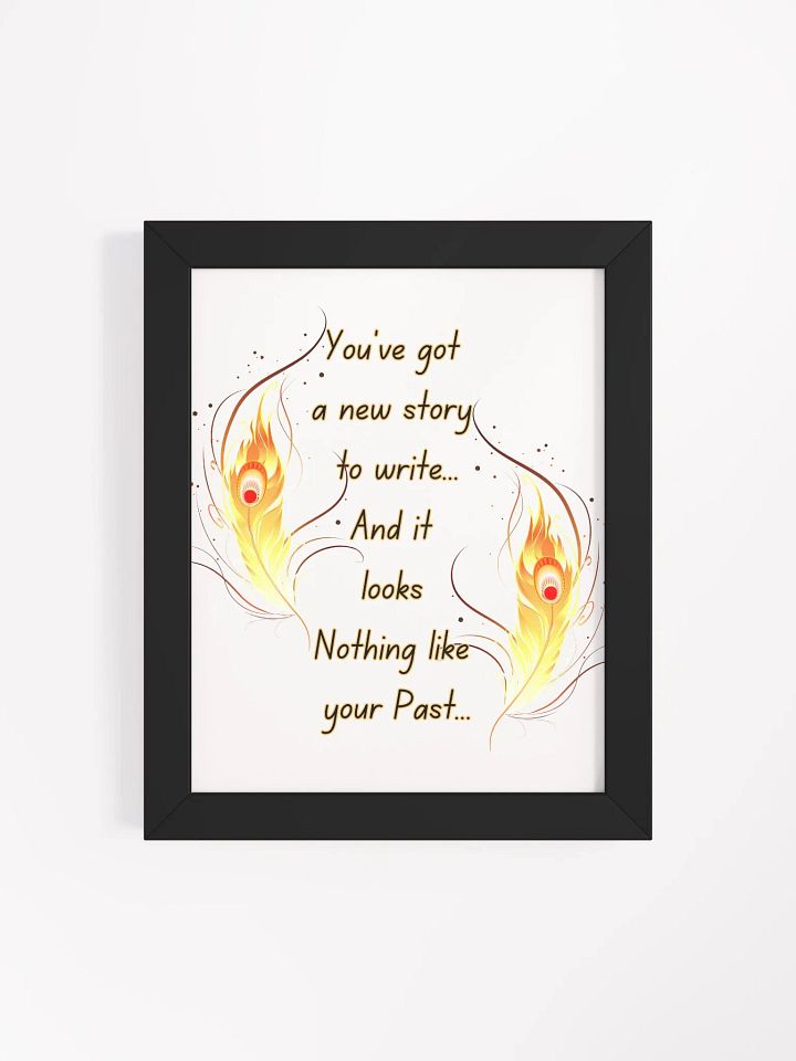 Vibrant Phoenix Feathers Framed Poster product image (11)
