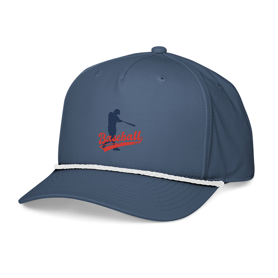 Retro Baseball Rope Hat | Stay-Dri Performance Snapback Cap product image (3)