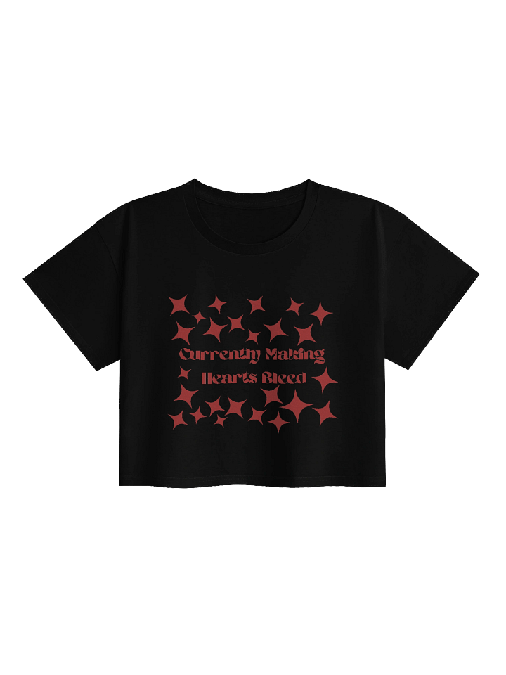 Currently Making Hearts Bleed Women's Crop Top product image (1)