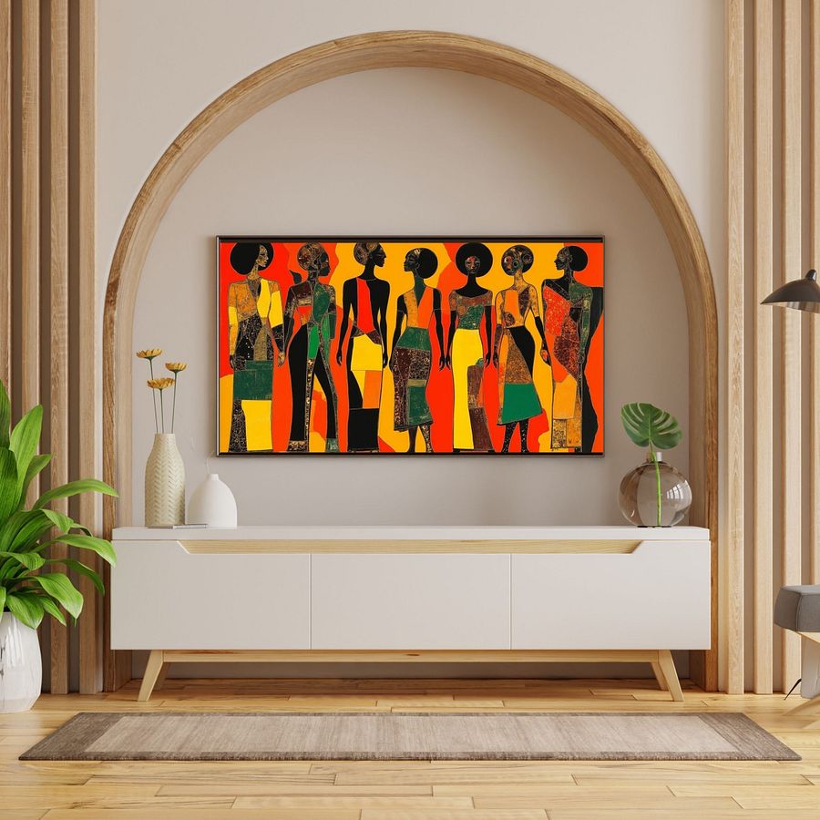 Everyday People TV Frame Art/Wallpaper Juneteenth Picture Print for Black History Art product image (3)