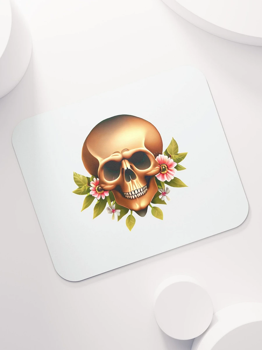 Skull with Nice Flowers Skull, skulls, skull art design, skeleton, skull and bones, scary, skull tattoo, artistic skull, human skull, dark skull, bones, Halloween, flowers product image (7)