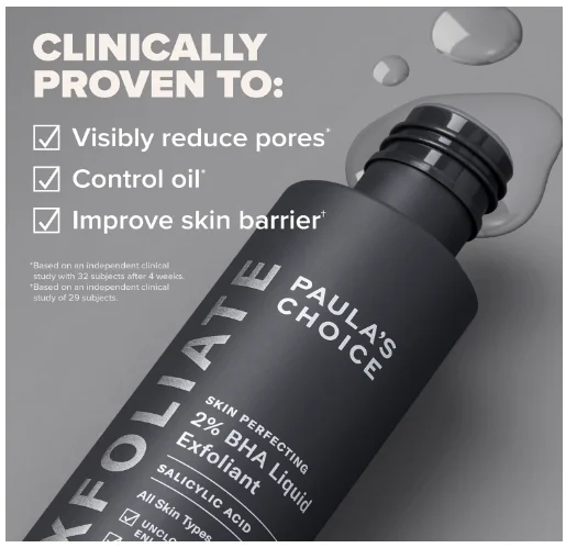 Paula's Choice SKIN PERFECTING 2% BHA Liquid Salicylic Acid Exfoliant product image (2)