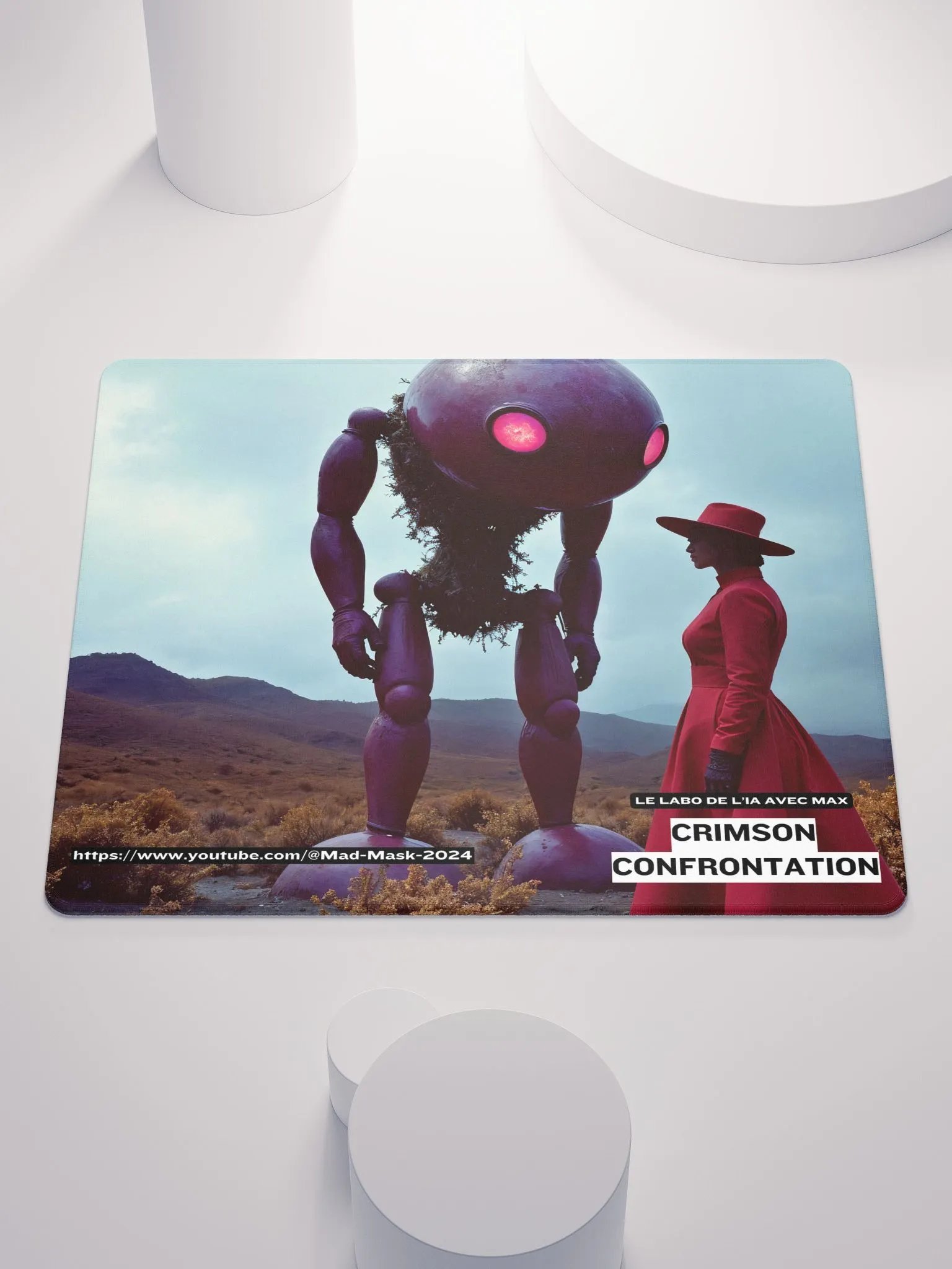 Mouse Pad Gaming Crimson Confrontation product image (1)