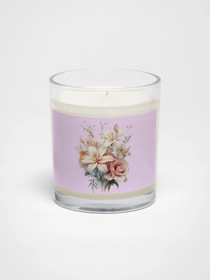 Pink Rose in Bloom Soy Wax Candle product image (1)