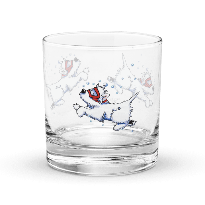 Scuba Westies Goggle Rocks Glass Set product image (1)