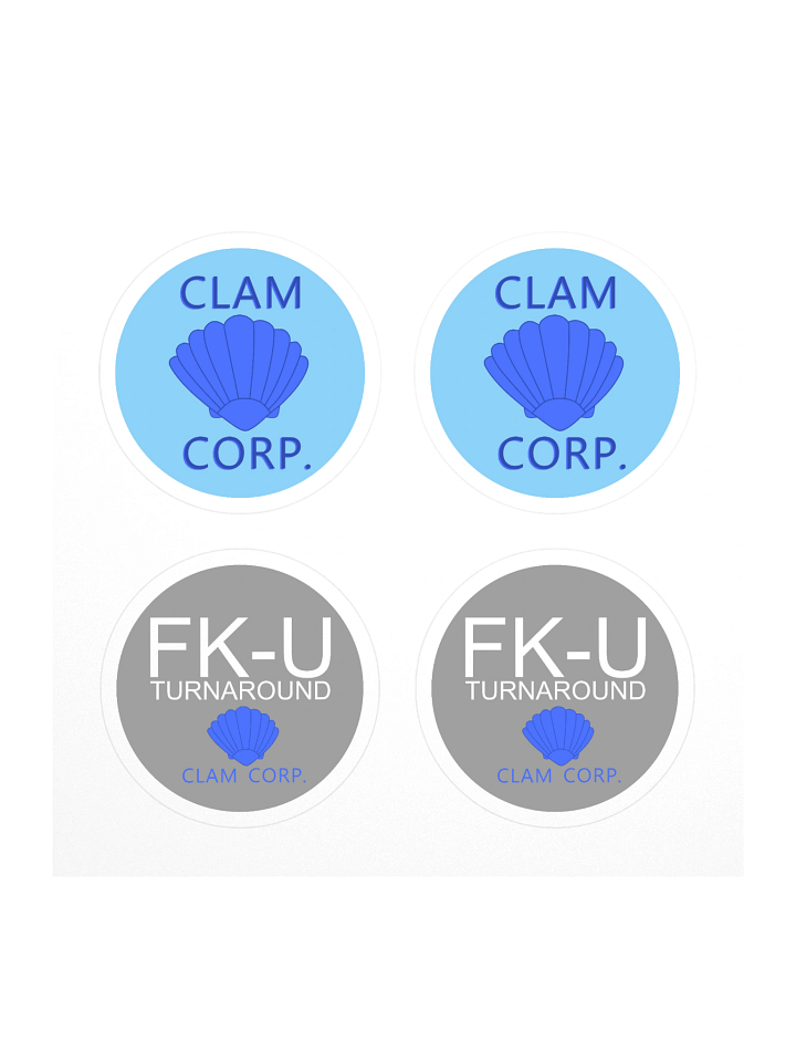 Clam Corp Stickers product image (1)