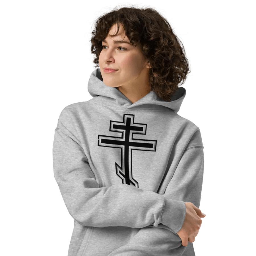 Orthodox Cross Female Pump Cover Hoodie product image (4)