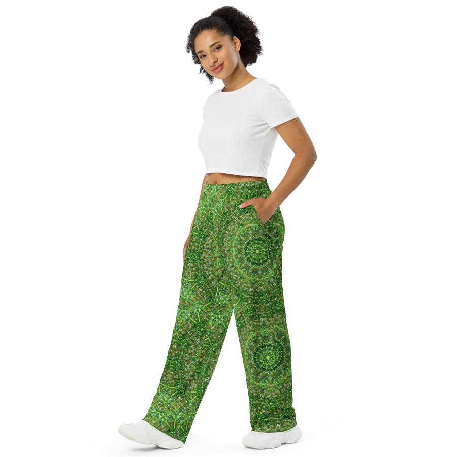 Green Celtic Circle Wideleg Pants product image (4)
