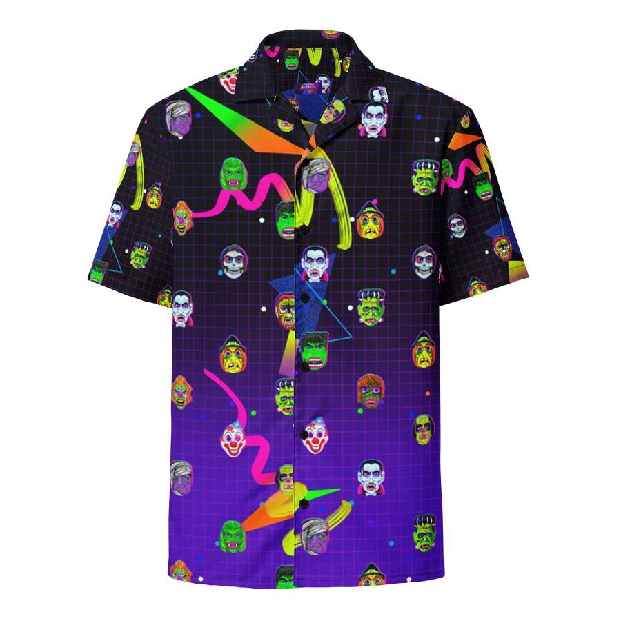 Horror Icons Hawaiian Button up product image (1)