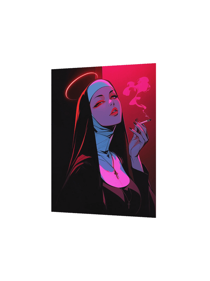 Neon Serenity Matte Poster product image (7)