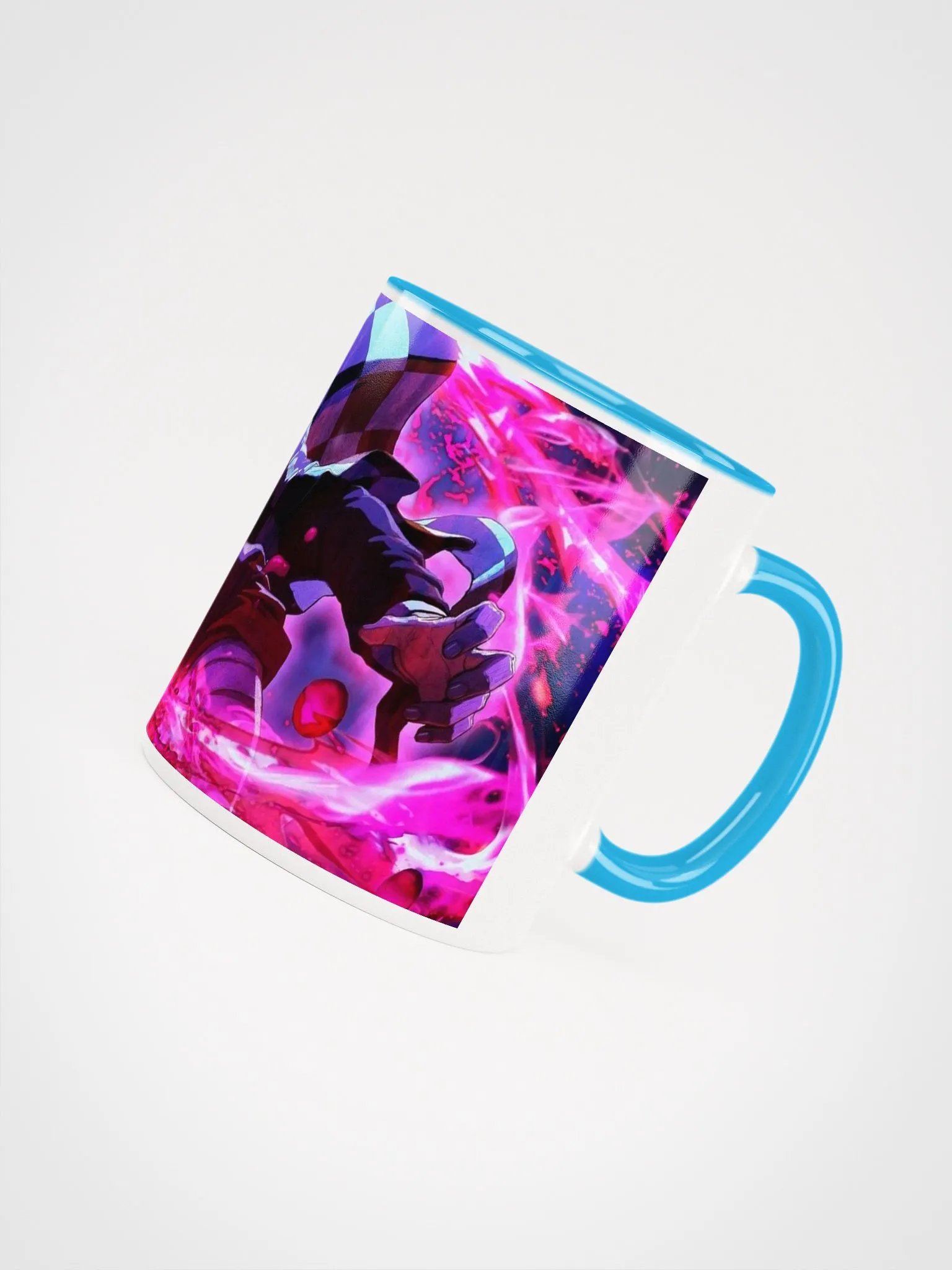 Demon Slayer Tanjiro Kamado Ceramic Mug with Colorful Interior – Perfect for Fans! product image (43)