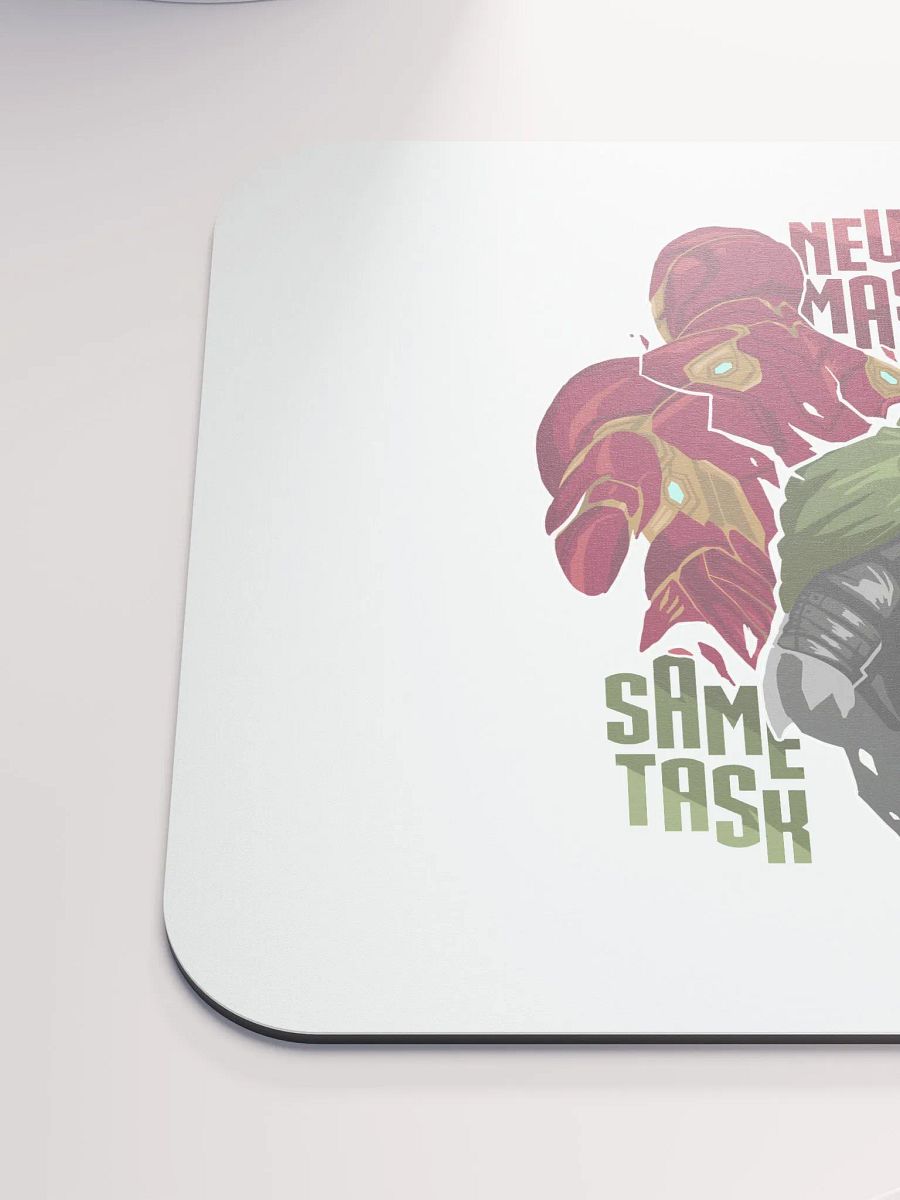 'New Mask Same Task' Mousepad product image (6)