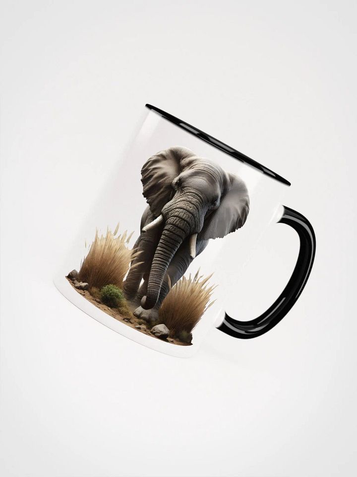 Safari Serenity Elephant Ceramic Mug. product image (2)