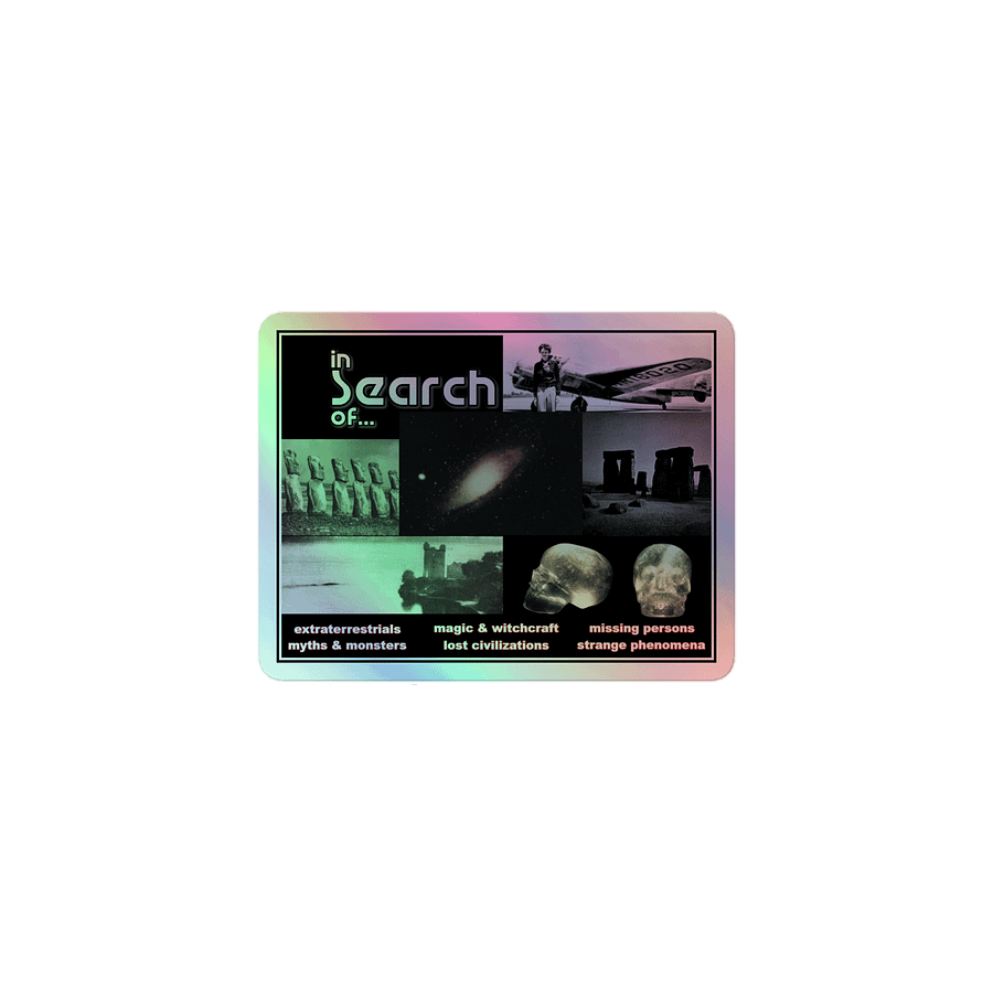 In Search Of...Holographic Sticker product image (1)