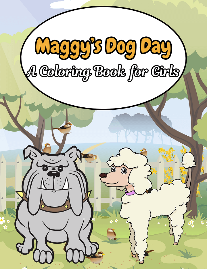 Maggy's Dog Day Coloring Book for Girls product image (1)