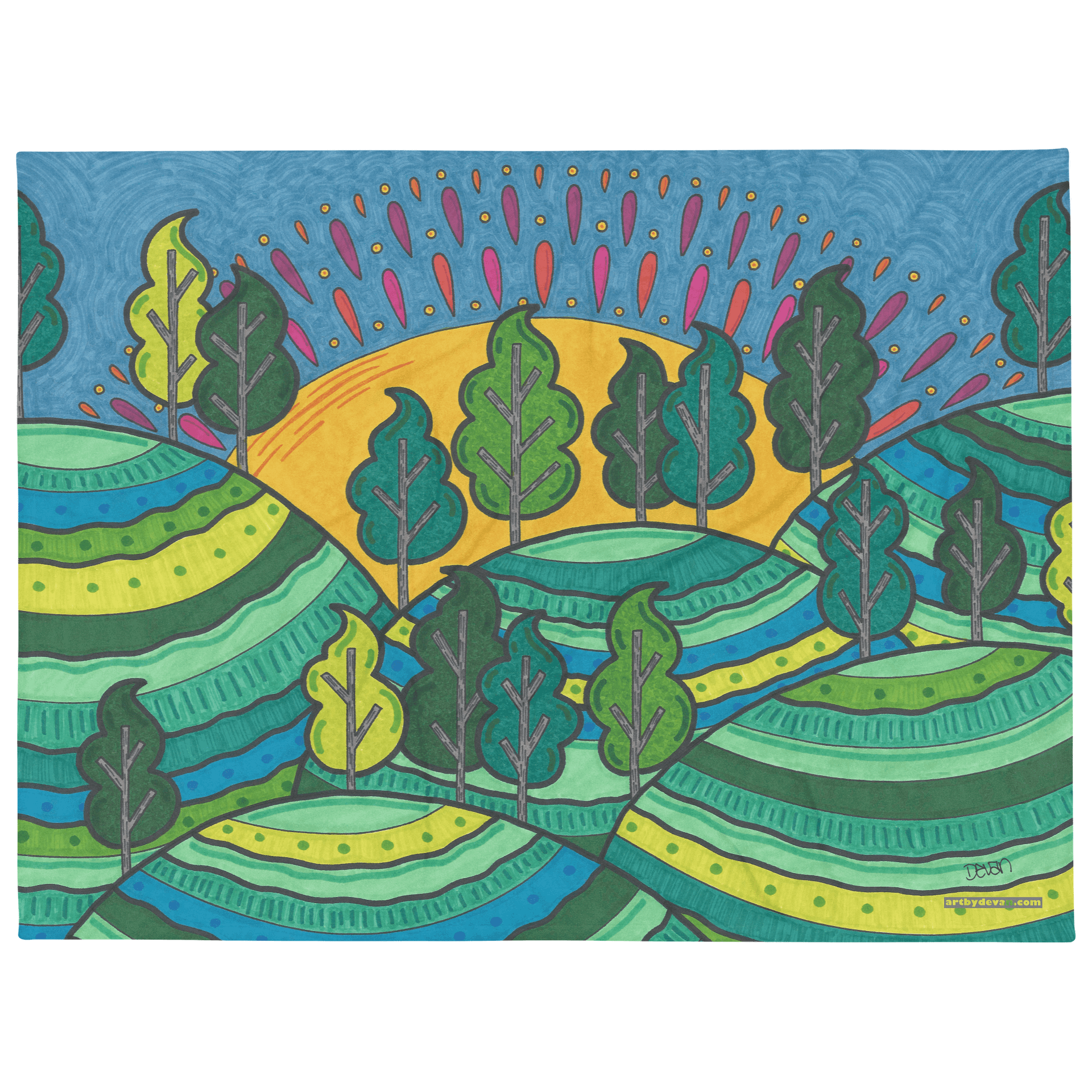 Lumpy Hills Blanket product image (2)