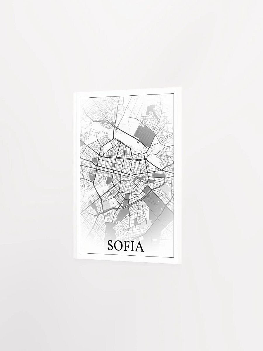 Sofia, Bulgaria, city map print product image (9)