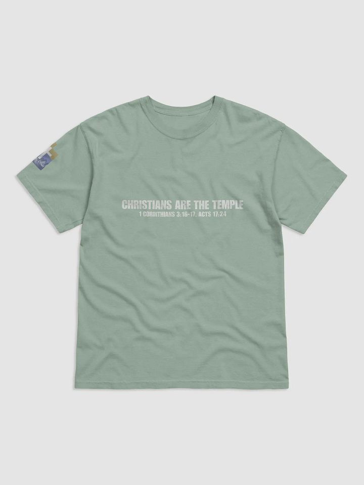 "Christians are the Temple" Short Sleeve product image (9)