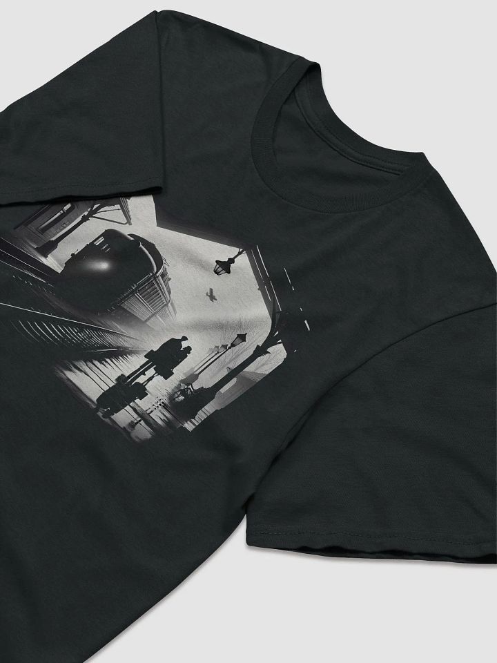 Departure Noir: Lovers at the Station (Front Print Womens Tee) product image (2)