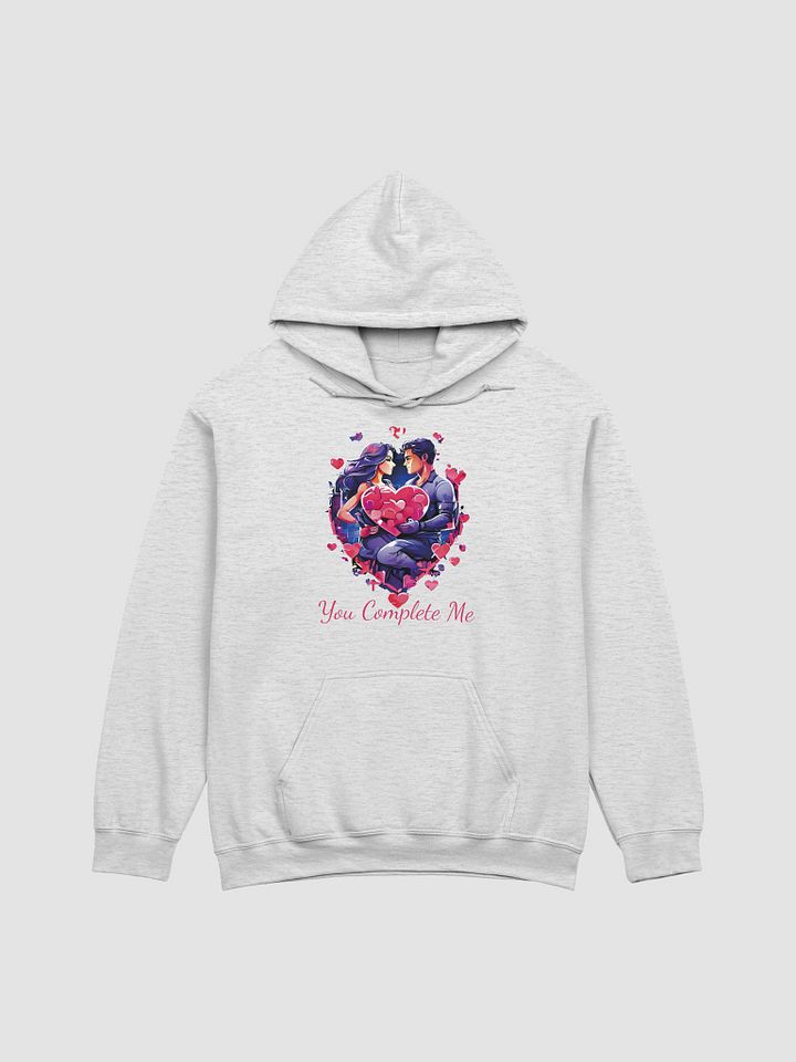 You Complete Me Funny Colorful Gildan Classic Unisex Hoodie for Couples - Perfect Husband-Wife, Boyfriend-Girlfriend Gift product image (1)