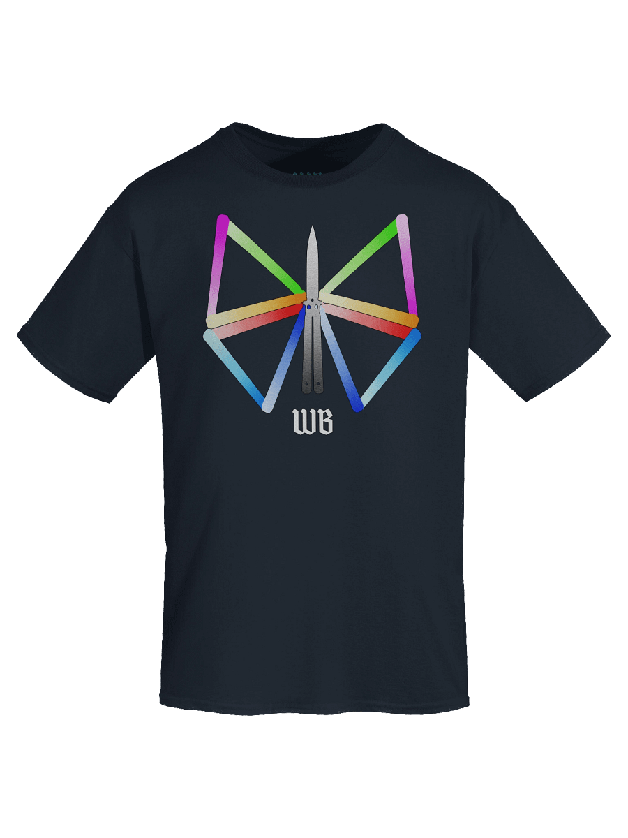 Rainbow Butterfly Knife T-Shirt product image (7)