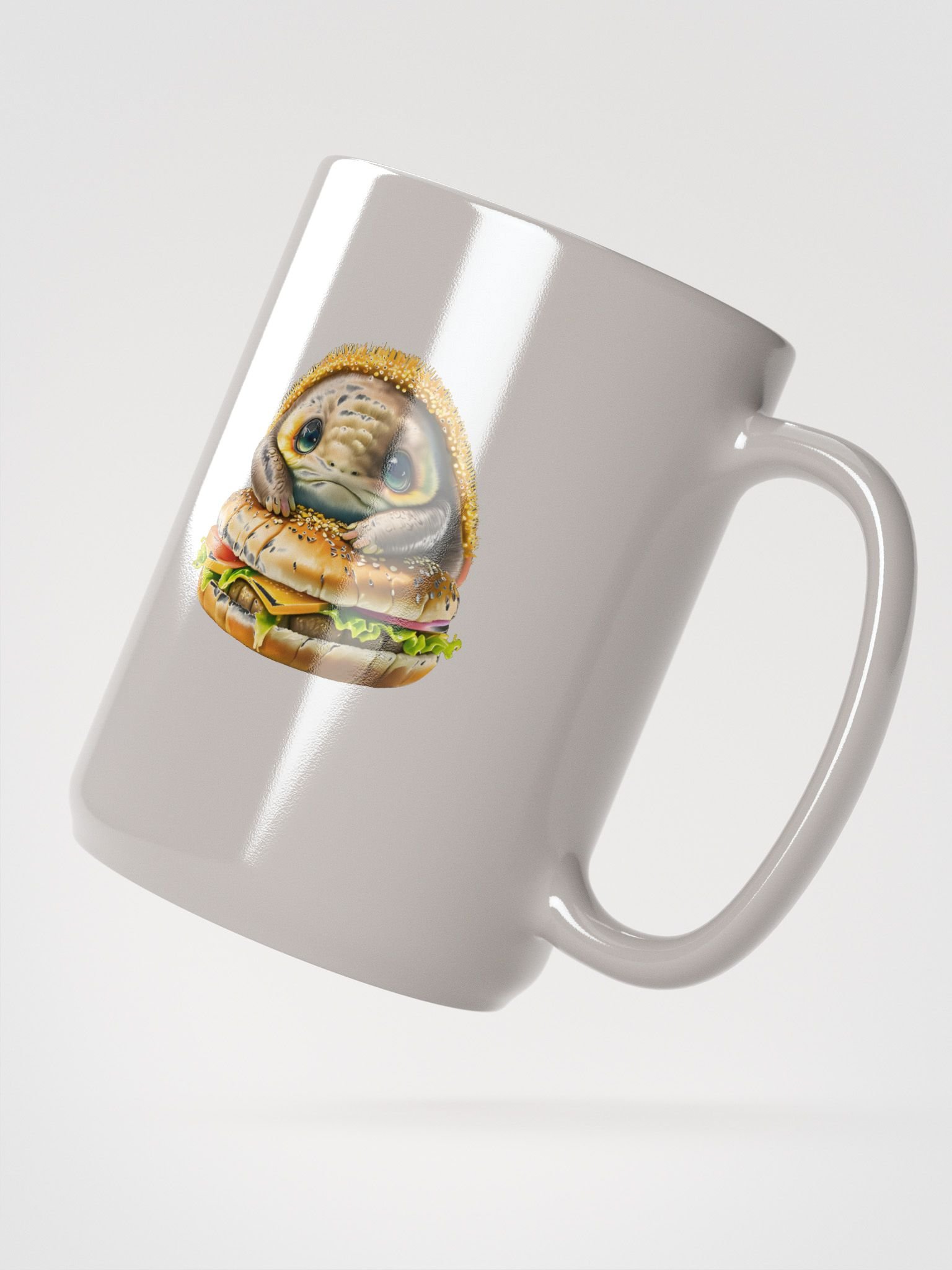 Water-Bear Burger Mug — Science Art Ceramic Coffee Cup product image (3)