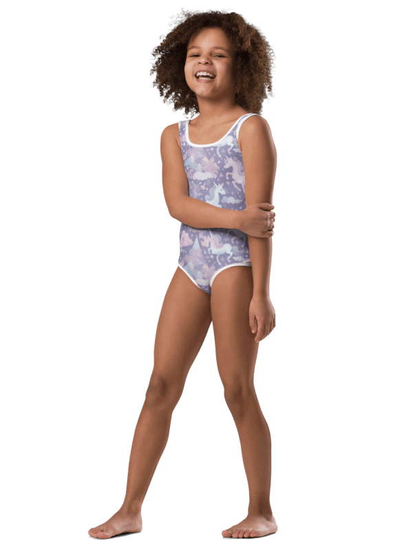 Dreamy Unicorn Delight Kid's Swimsuit product image (4)