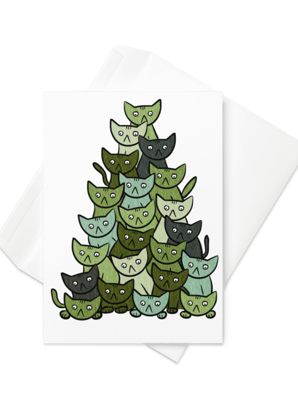 Cat Tree Holiday Card product image (1)