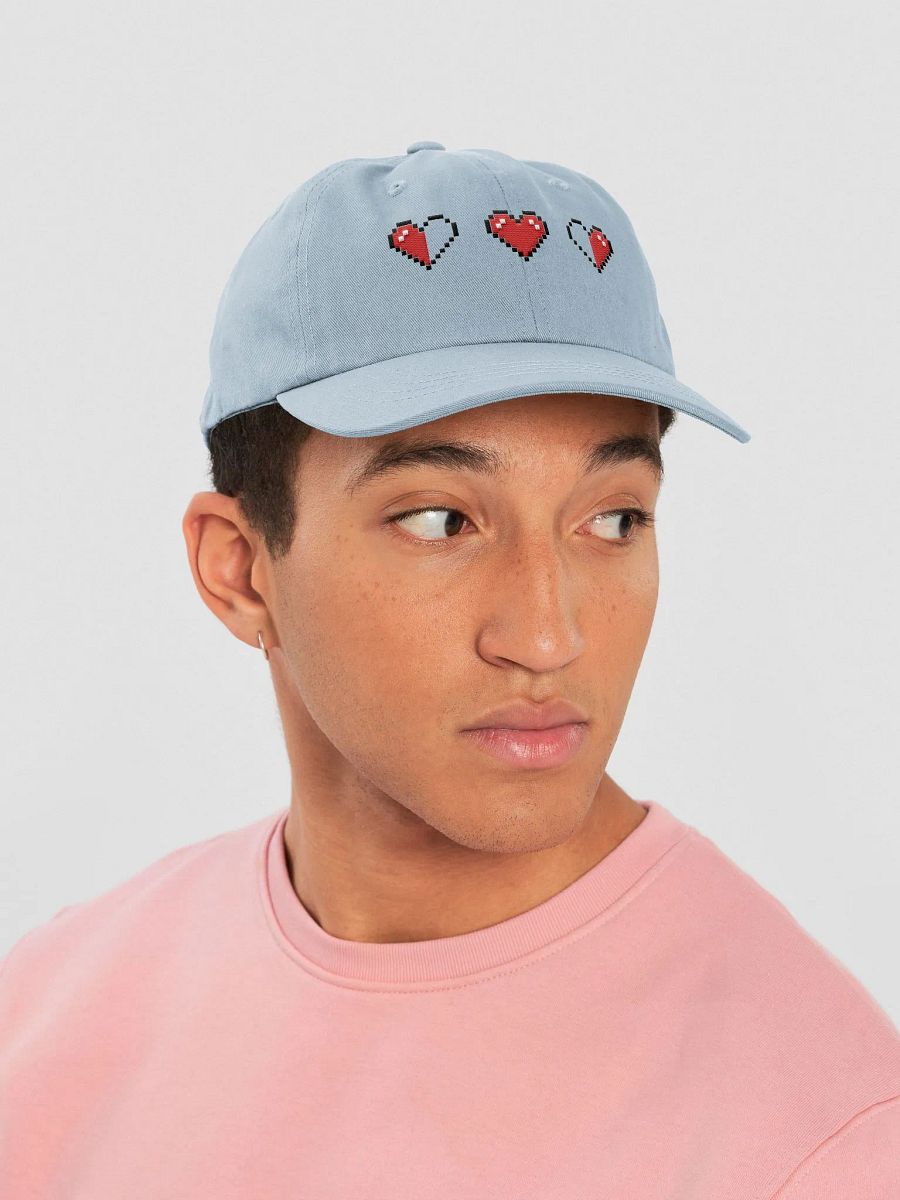Half Heart Hat | Runesy Merch Collection | Dad Hat product image (6)