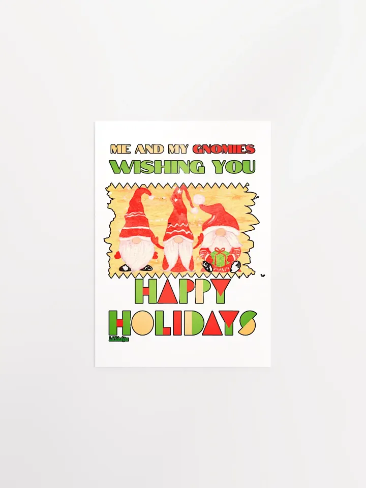 ME AND MY GNOMIES WISHING YOU HAPPY HOLIDAYS product image (5)