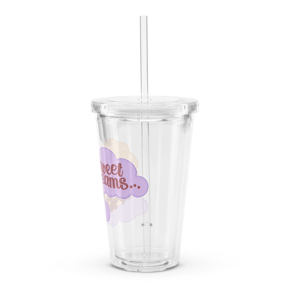 ꒰ ☆ Cinnaminnie's PJs ☆ ꒱ Clear Plastic Tumbler product image (4)