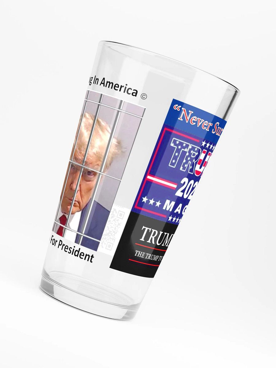 Never Surrender Serving In America Pint Glass product image (6)