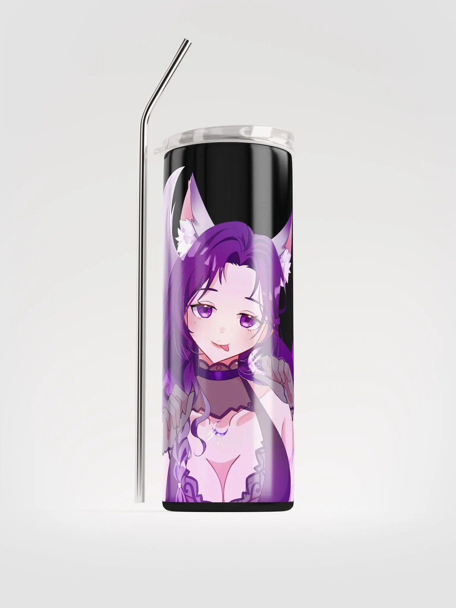 Alpha_Wolf_Luna 20oz Steel Tumbler product image (1)