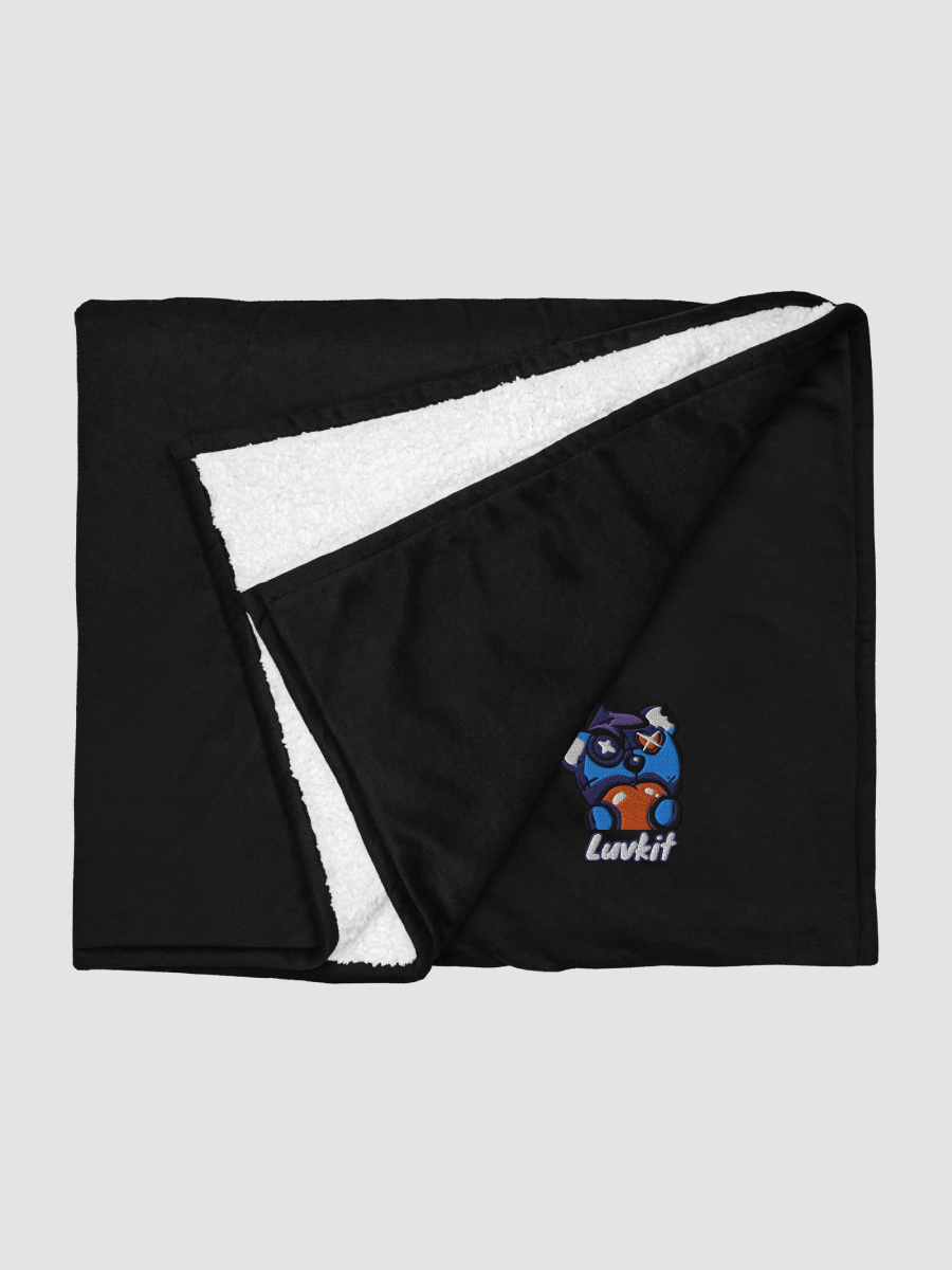 [luvkit] Embroidered Premium Sherpa Blanket | Port Authority BP40 product image (5)