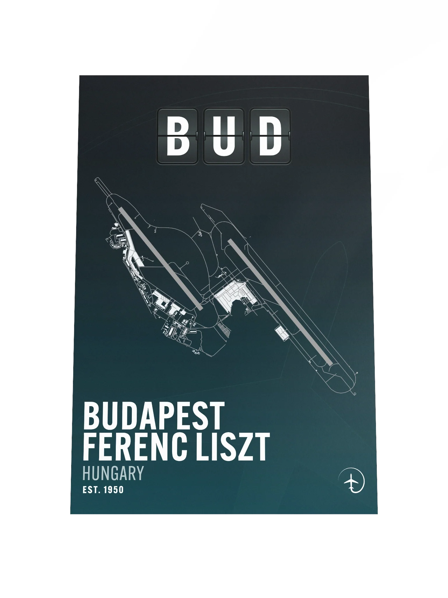 Budapest Ferenc Liszt BUD Poster product image (4)