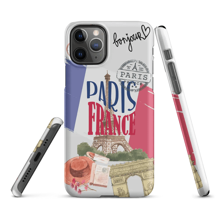 Bonjour Paris iPhone case product image (2)