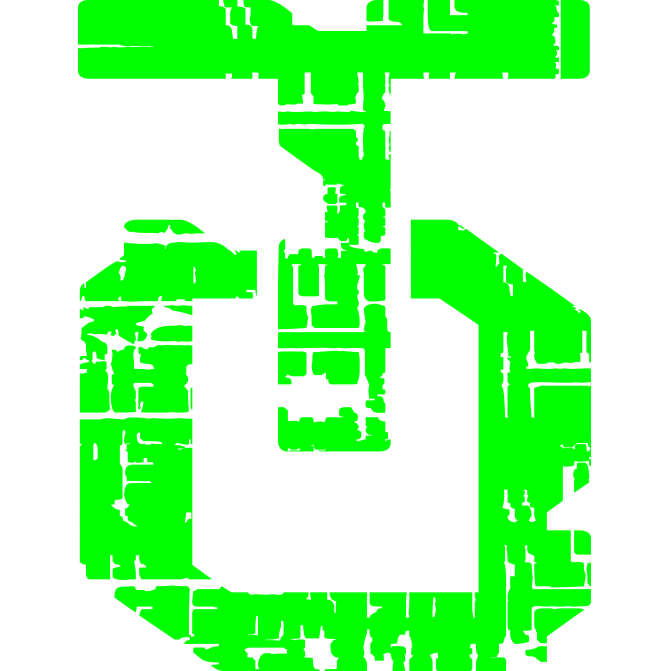 Techie Logo Sticker Ver 4 (Green Background) product image (1)
