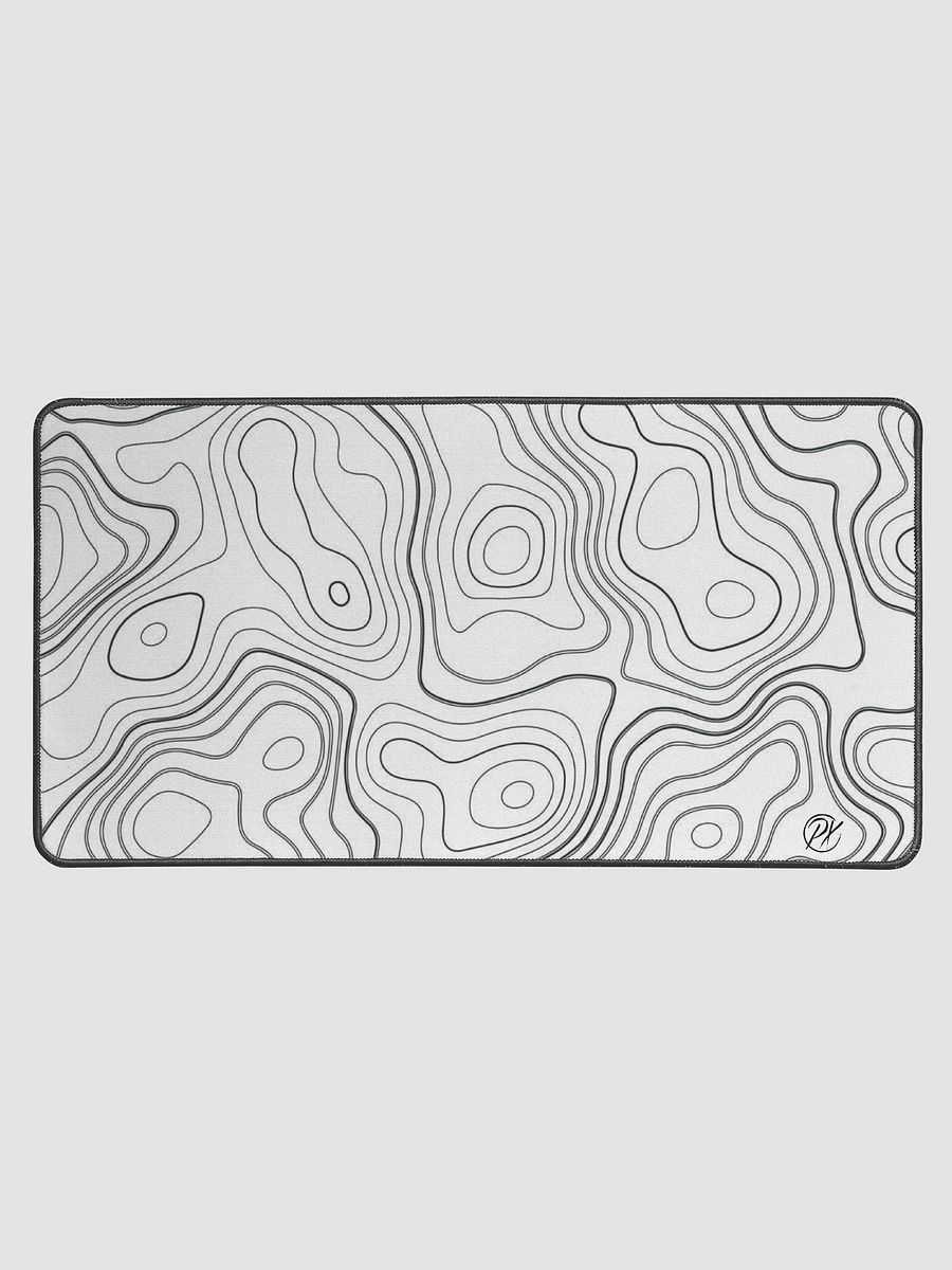 White Topo Mousepad product image (1)