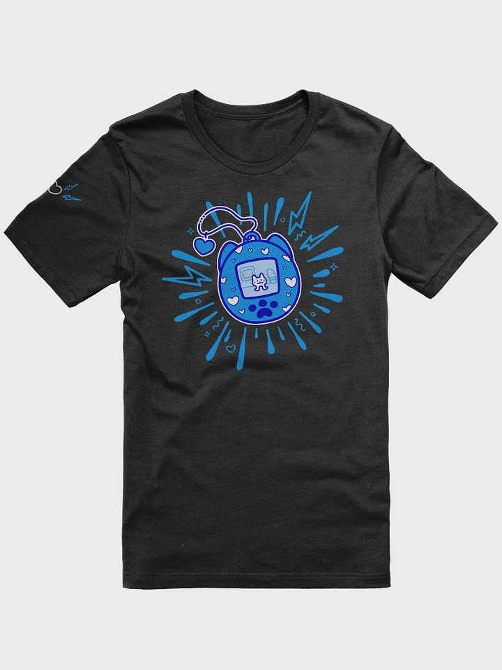 Lovely Digital Meow // T-Shirt - Blue - Dark Mode product image (1)