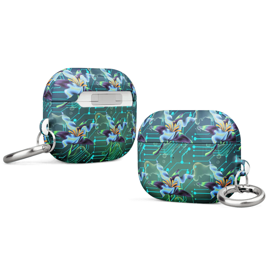 Floral Circuit All-Over Print AirPods® Case or the techi ladies product image (44)