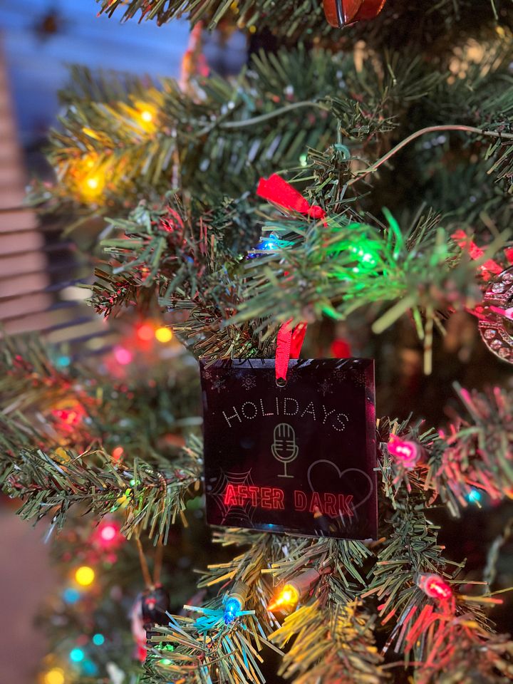 Holidays After Dark Logo Glass Ornament product image (2)