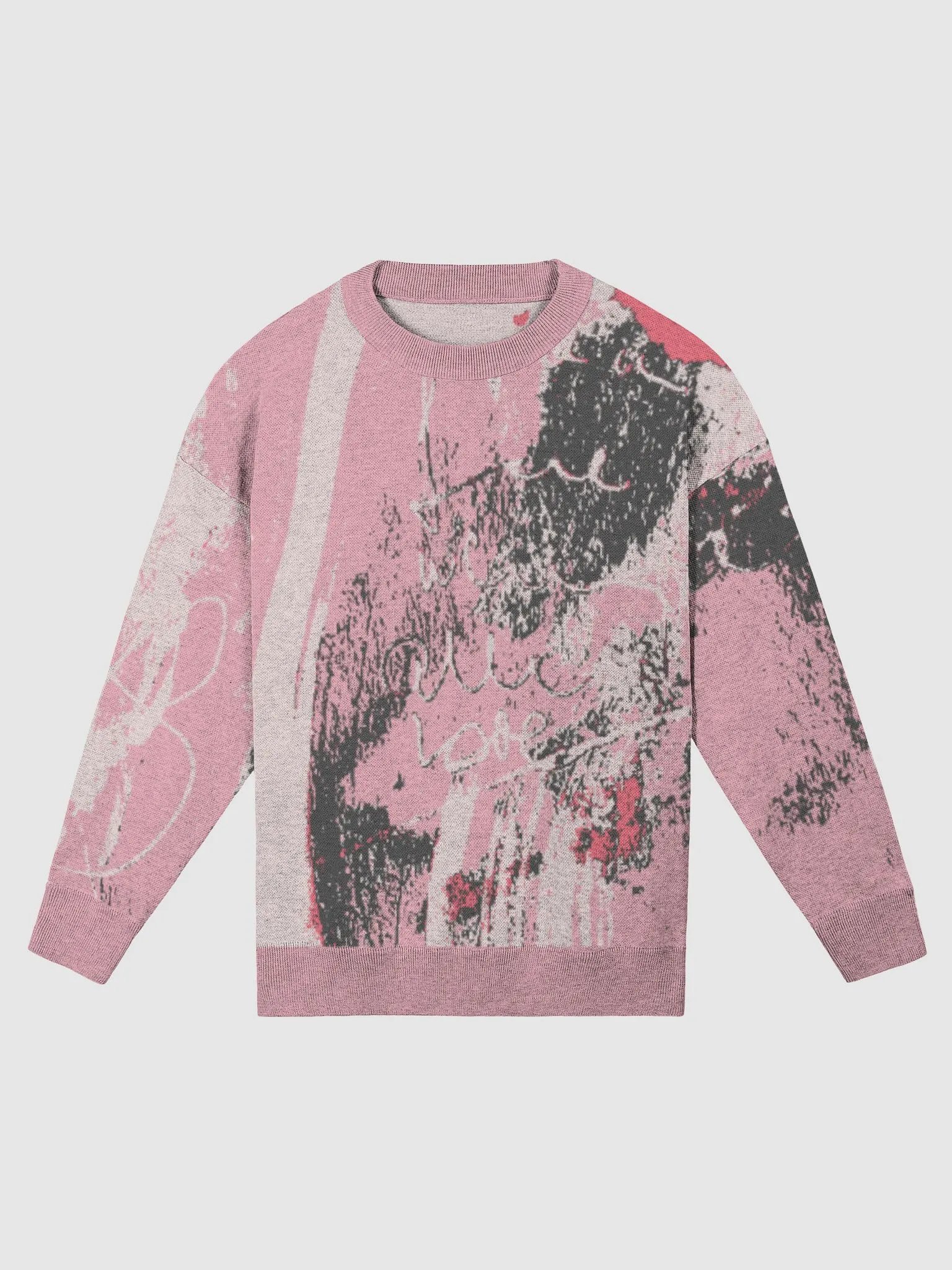 beautiful original abstract painting by b.reters on knitted jumper product image (3)